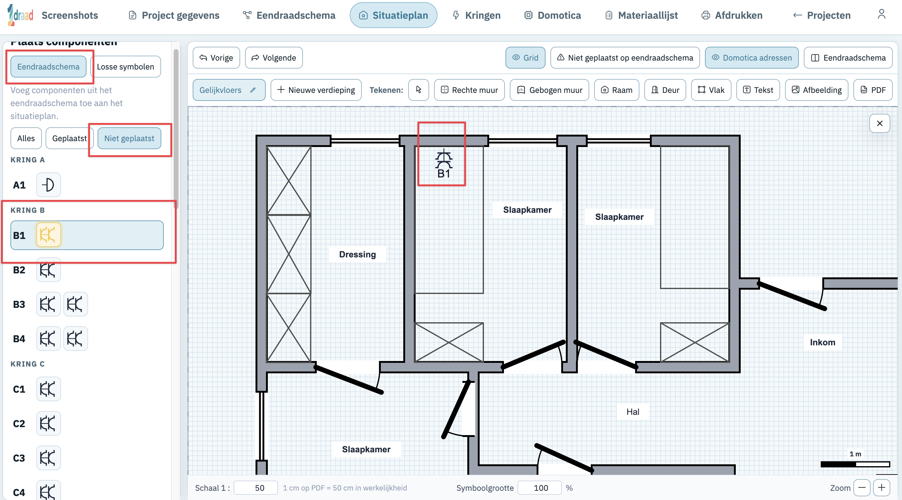 Étape 3: placer les symboles